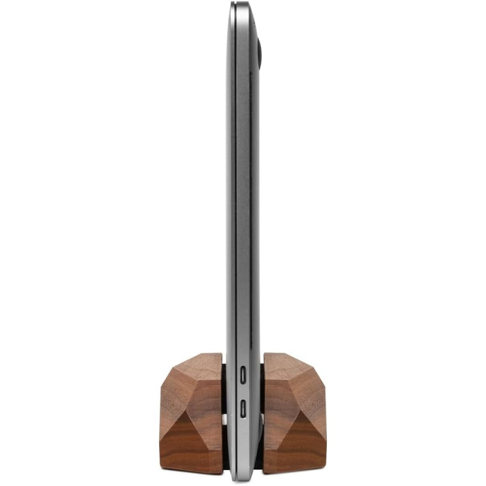 Oakwood Adjustable Wooden Laptop Stand - Desk Dock for MacBook Pro, MacBook Air, iPad - Walnut & Oak Wood, Handmade