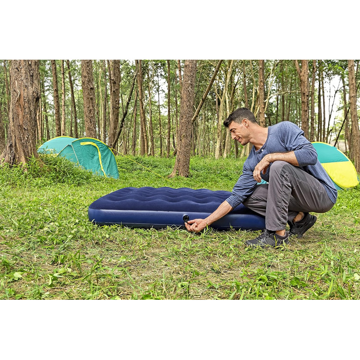 Надувний матрац Bestway Queen розмір 203x152x22 см для сну та відпочинку