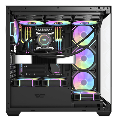 Корпус DarkFlash DS900 Black Midi Tower, чорний