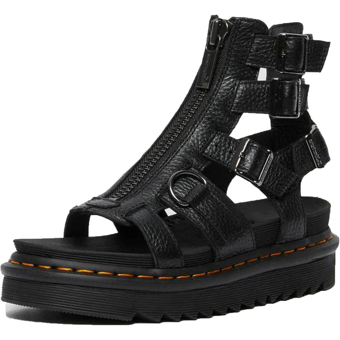 Сандалі Dr. Martens Olson Mädchen Schwarz Tante Sally 40 EU - Чорні шкіряні сандалі для дівчаток