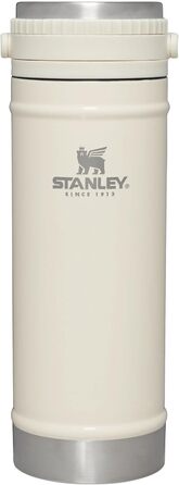 Термос Stanley French Press з подвійним вакуумним ізолятором, з нержавіючої сталі, 473 мл, Hammergrün (молочний)