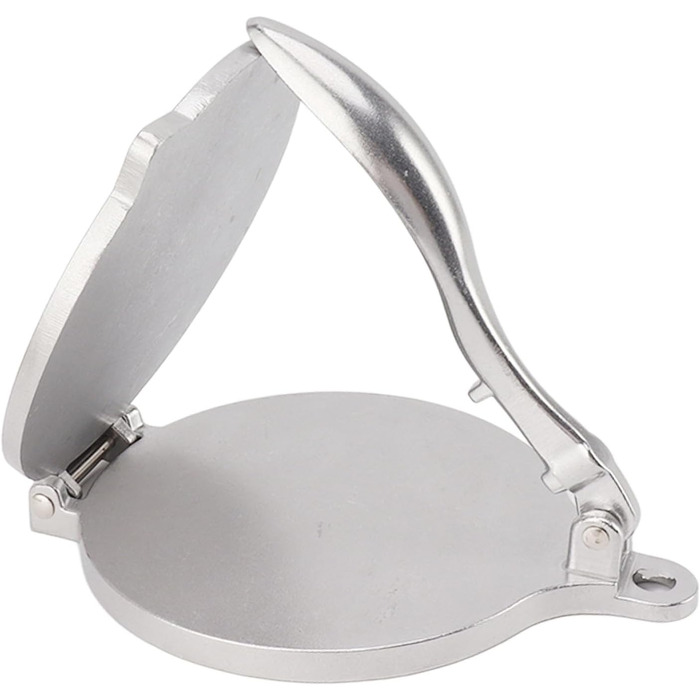Пресс для тортилій, роті, кесадільї, 16 см, сріблястий