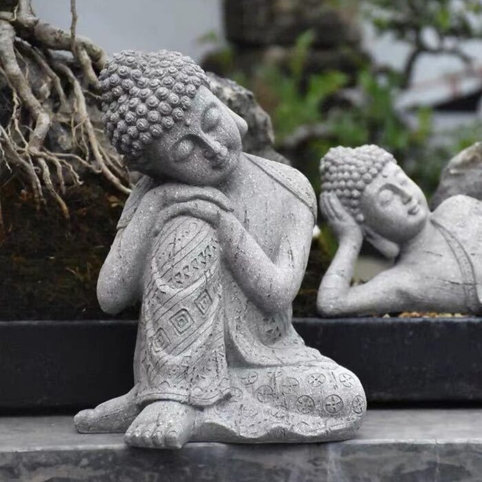 MagiDeal Sleeping Buddha Statue Home Decoration Sculpture Gift, Bring and