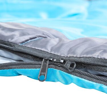 Спальний мішок Trespass Doze DREI на 3 сезони, 230x85x55 см, універсальний розмір, кобальтово-синій