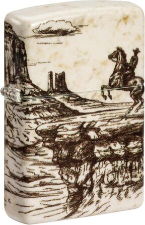 Запальничка ZIPPO оригінальна бензинова з дизайном Дикий Захід (Wild West Scene Design 60006580)