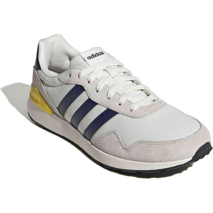 Кросівки Adidas Run 60s 4.0 для чоловіків (45 1/3 EU, білий, темно-синій, off-white)