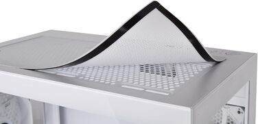 Корпус ПК Thermaltake View 170 TG ARGB Snow Micro-Tower (M-ATX) з темперованим склом, 3 вентилятори ARGB, підтримка водяного охолодження 240/280мм