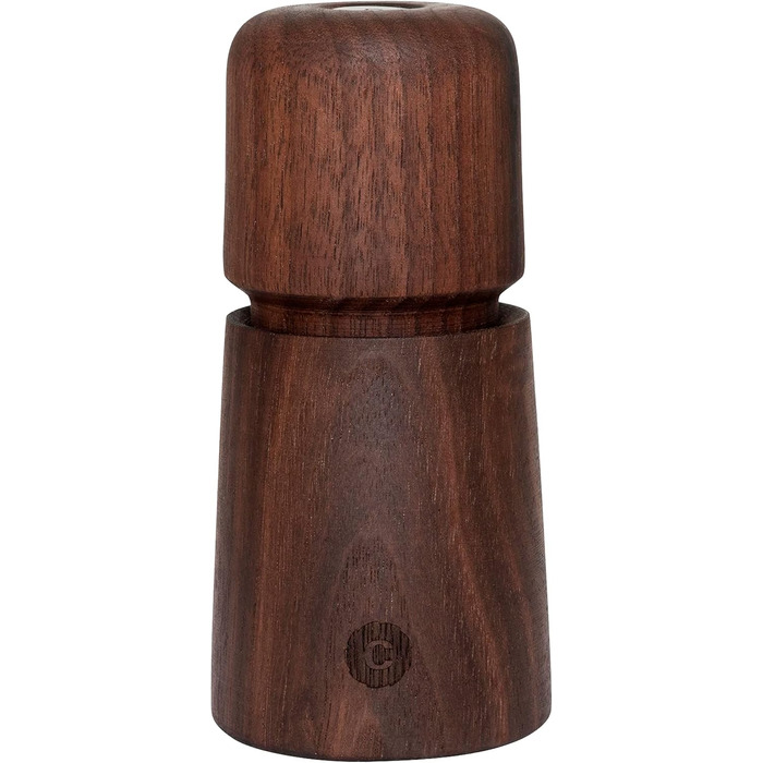 Crushgrind Stockholm Salt and Pepper Mills made of Walnut with Ceramic Grinder | Salt and Pepper Mill with Adjustable Grind | Herb Grinder made of high-quality, sustainable materials (110 mm)