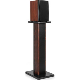 Підставки для акустики OUUTMEE 60 см (24 дюйми) з дерева - міцні підставки для Hi-Fi акустики для домашнього кіно, універсальні підставки для колонок на полиці з можливістю засипання піском (набір 2 шт.)