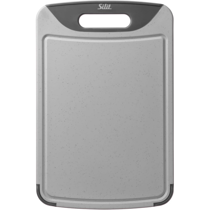 Дуршлаг Silit 38 x 25 см, прямокутний, з ABS-пластику, для нарізання, з жолобками для соку, з ручкою, придатний для миття в посудомийній машині, бережний до ножів