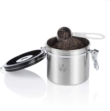 Контейнер для кави та чаю Vakuum з герметичним кришкою, 1900 мл / 900 мл