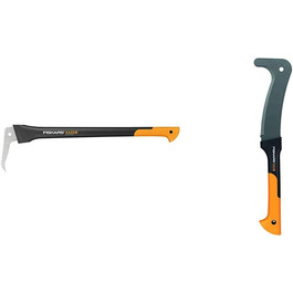 Fiskars саппі для обробки деревини 78,5 см та мачете 50,5 см, загартована сталева лезо, антиадгезійне покриття, посилена ручка з армованого пластику