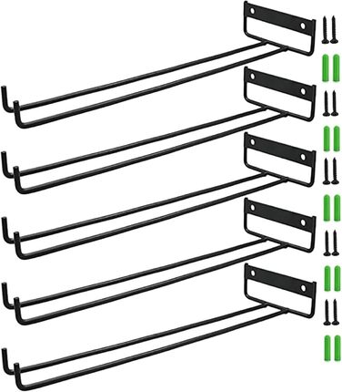 Тримач для келихів з металу, 4 шт., 40 см, для бару, кухні, ресторану