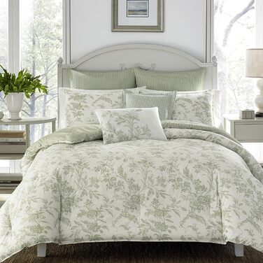 Комплект постільної білизни Laura Ashley Kingsize Amberley Green (7 предметів)