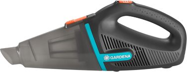 Gardena Outdoor Hand Vacuum EasyClean Li: Battery-powered vacuum for wet and dry particles, integrated lithium-ion battery, high suction power (9339-20)