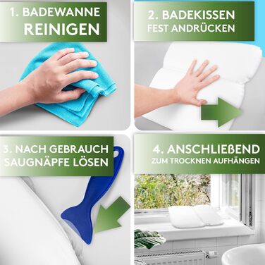 SilverRack Bathtub Pillow MEDIUM-SOFT [White 4D] - Neck Pillow for Bathtub with Suction Cups as Bathtub Accessory - Pillow for Bathtub - Bath Pillow with Ergonomic Fit (White Pu)