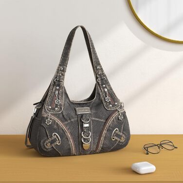 Сумка жіноча Angelkiss Hobo велика, повсякденна, через плече, бронзова (801bronze)