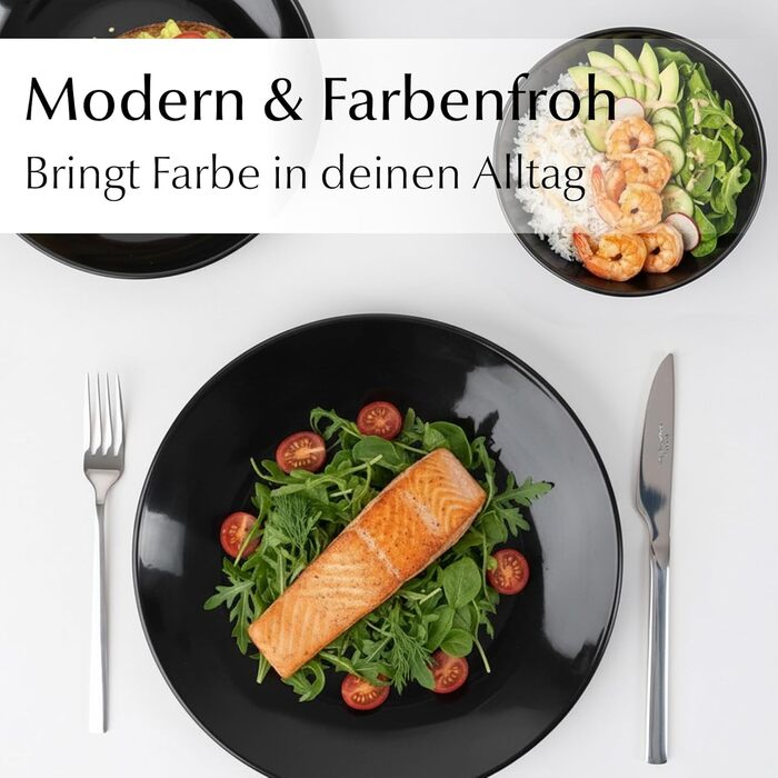 Набір мисок Miamio Le Papillon, 6 шт по 600 мл: для смузі, салатів, супів | 600 мл