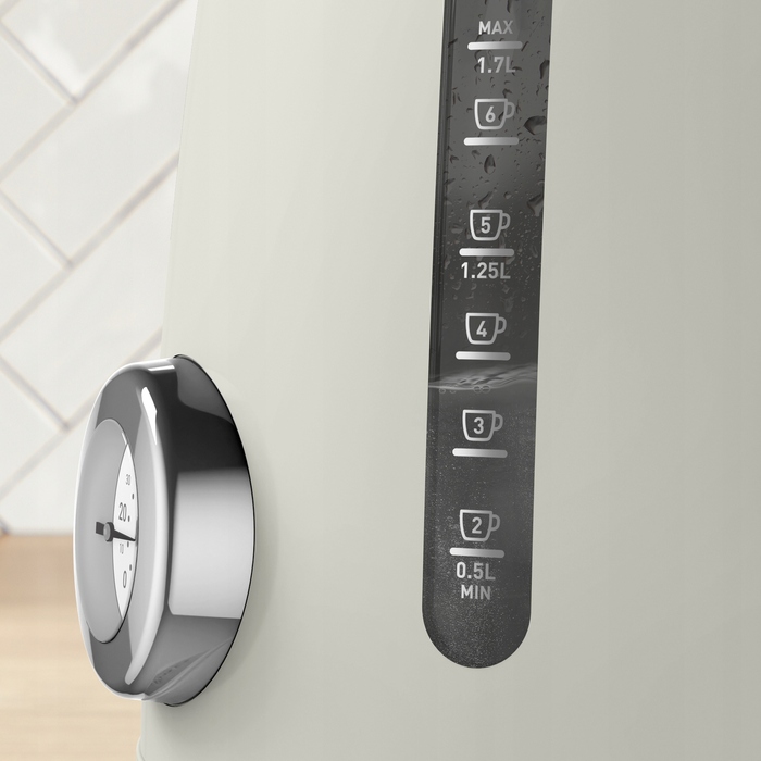 Електричний чайник Tefal KO355AE0, 2400 Вт, 1,7 л, бежевий