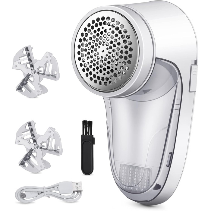 Електричний видалення ворсу Fusselrasierer: знімні леза для одягу з вовни та пуловера (зелений)