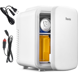 Reemix 4L Mini Fridge - Portable Cooler & Warmer for Beauty, Drinks & Snacks