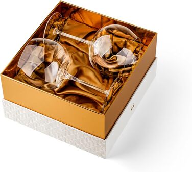 Бокали для джину та коктейлів Glässique Cadeau 2 шт, 730 мл, кришталь, високі, подарунковий набір для поціновувачів джину