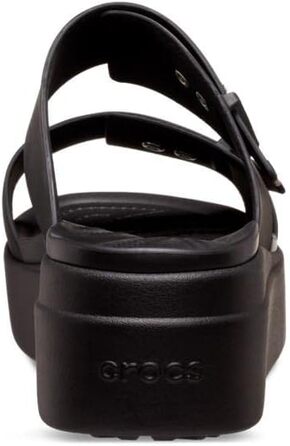 Crocs Brooklyn Buckle Wedge сандалі жіночі чорні 38/39 EU