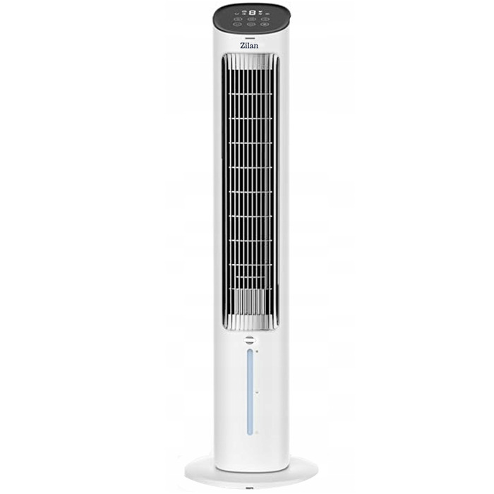 Колонний вентилятор Zilan TOWER FAN COOLER, білий