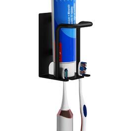 Тримач для зубних щіток GAViA для ванної кімнати з дозатором пасти, органайзер для електричних зубних щіток, чорний