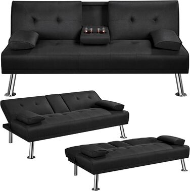 Yaheetech Folding Sleeper Sofa