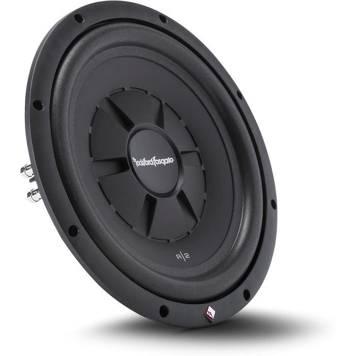 Сабвуфер Rockford Fosgate R2Sd2-12 12'' Prime R2, 2x2 Ом, плоский, 500 Вт пікова потужність, 250 Вт RMS