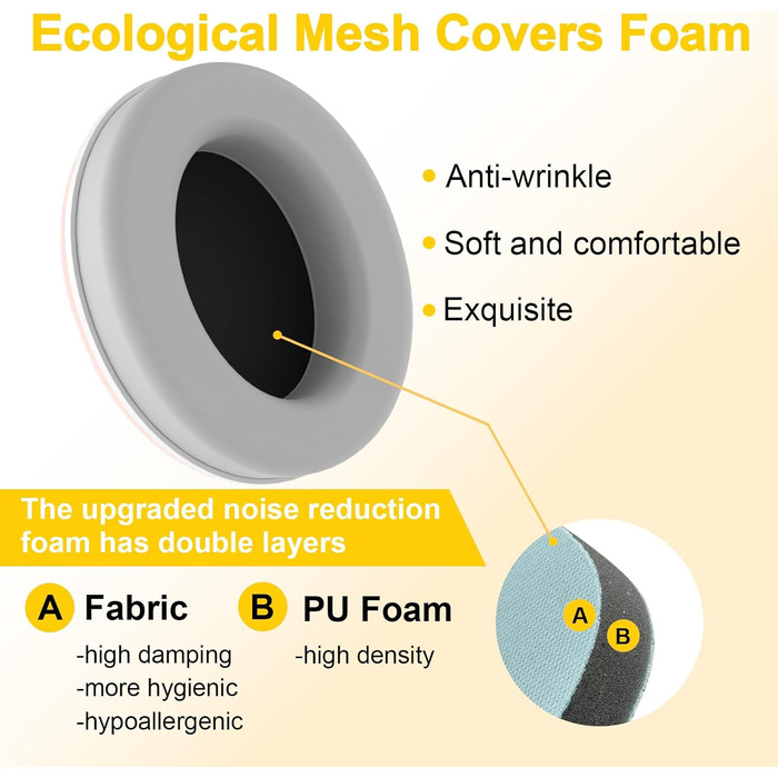 Навушники для захисту від шуму для немовлят 2-в-1, рожеві, до 48 місяців