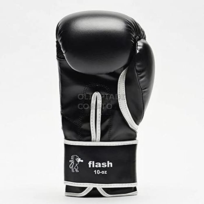 Боксерські рукавички Leone Flash-Box, чорні, унісекс, розмір 10M (жіночий)