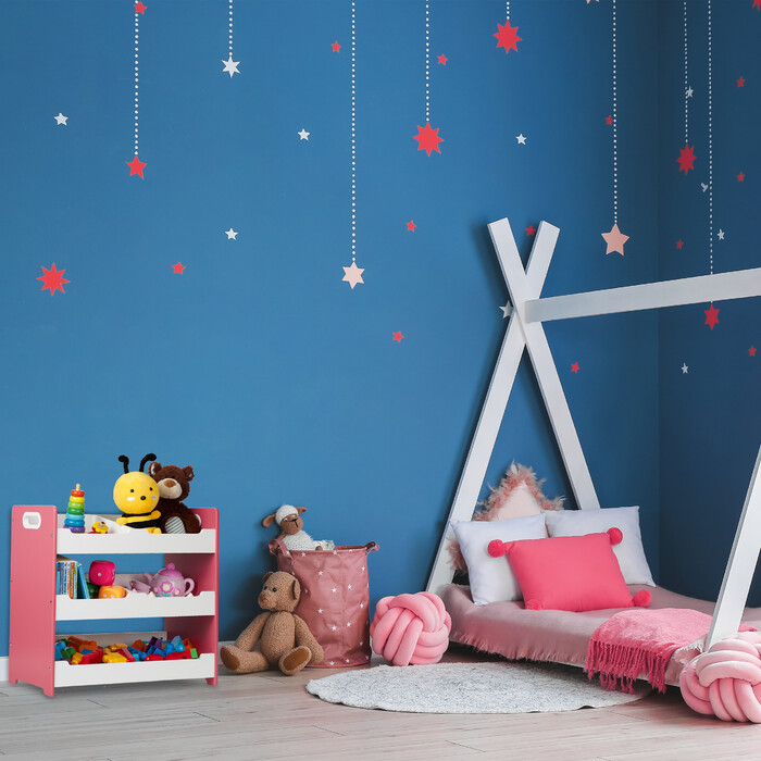 Relaxdays Kids' Shelf with 5 Compartments