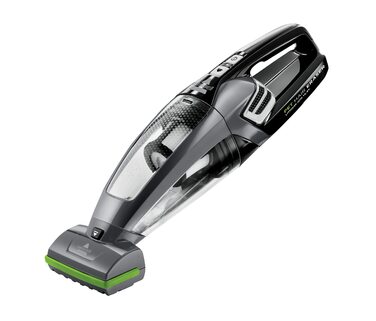 Bissell Pet Hair Eraser 2278N: Акумуляторний ручний пилосос для шерсті тварин, чорно-титановий. Для килимів, меблів, авто. 14.4V, 68dB
