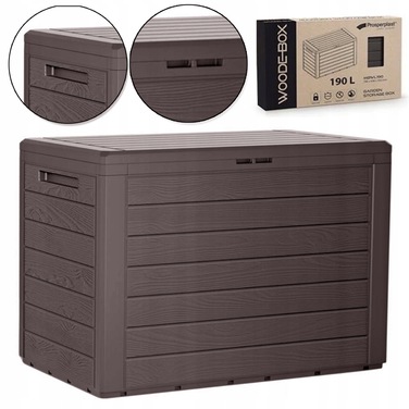 Садова скриня Prosperplast BoardeBox, 190 л, коричнева