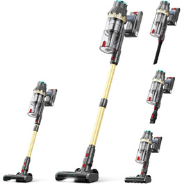 Бездротовий пилосос XT1 з потужністю всмоктування 48Kpa/550W, сенсорним екраном та щіткою Anti-Tangle, час роботи до 70 хв, для твердих підлог, килимів, автомобіля та шерсті домашніх тварин