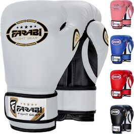 Дитячі боксерські рукавички Farabi Sports 6oz/8oz для боксу, ММА, муай-тай, кікбоксингу та спарингу