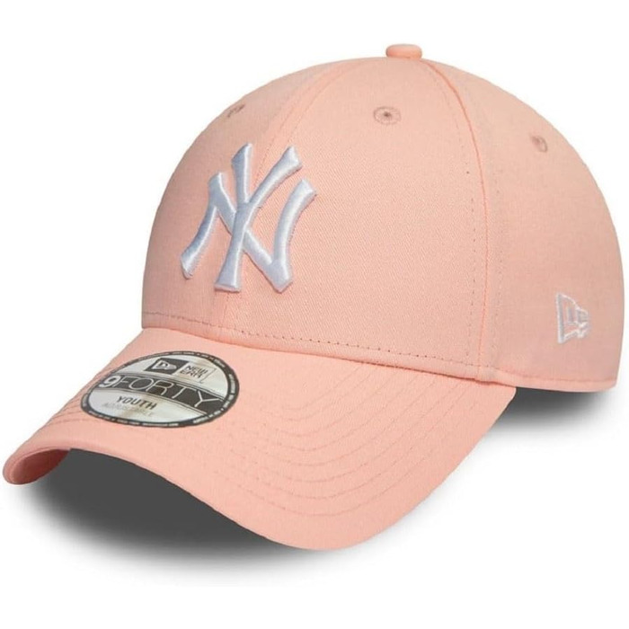 Кепка New Era MLB New York Yankees League Essential 9Forty для дітей, білий колір