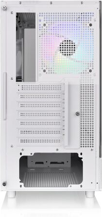 Thermaltake View 270 Plus TG ARGB: Корпус ПК Midi-Tower з темперованим склом, 3 RGB вентилятори, USB-C, підтримка 360мм радіатора, білий колір