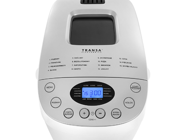Хлібопічка Transa Electronics SmartBake, біла, 850 Вт