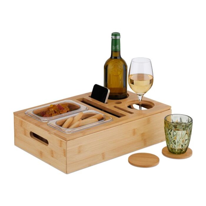 Relaxdays Bamboo Couch Table