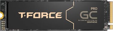 TEAMGROUP T-Force GC Pro 2TB NVMe SSD PCIe Gen4x4 M.2 2280 з графітовим кулером для геймінгу (5000/4500 MB/s)