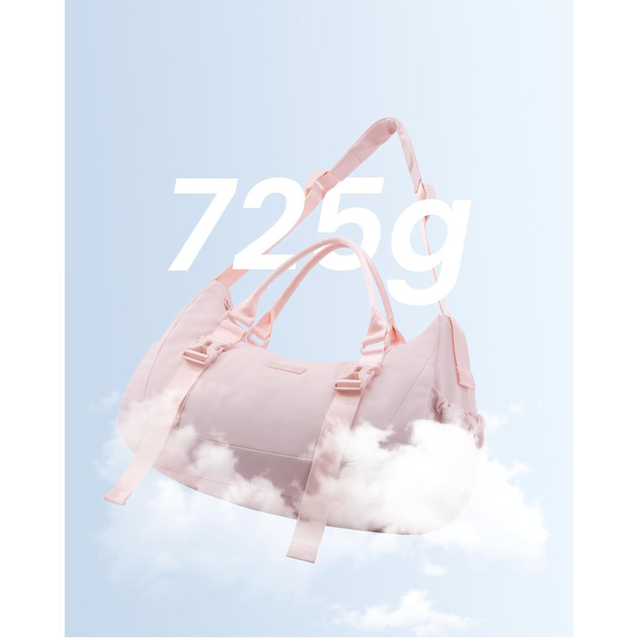 Спортивна сумка LOVEVOOK для фітнесу, йоги, подорожей (30L, світло-рожевий)