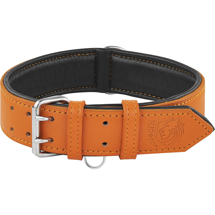 Надійний поводок для собак Riparo XXL, 3.8 см, оранжевий