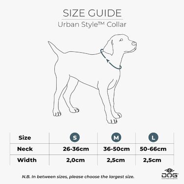 Нашийник для собак DOG Copenhagen Urban Style Classic Red, розмір L (Червоний)