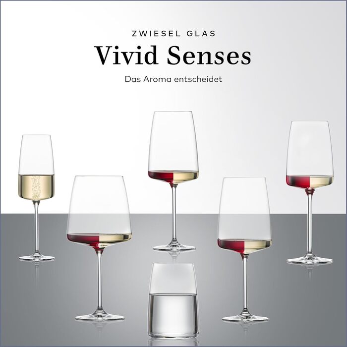 Zwiesel Glas Sparkling Wine Glass Light & Fresh Vivid Senses (Set of 2), delicate sparkling wine glasses, dishwasher-safe Tritan crystal glasses, Made in Germany (Art. No. 122430)