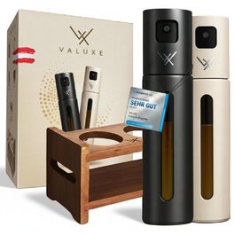 Розпилювач для олії та оцту VALUXE® з нержавіючої сталі з УФ-покриттям (2 шт. Ebony + Creamy) - Дозатор для оливкової олії, оцту та інших рідин