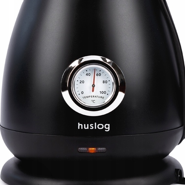 Електричний чайник Huslog AK-0932, 2200 Вт, 1,7 л, чорний