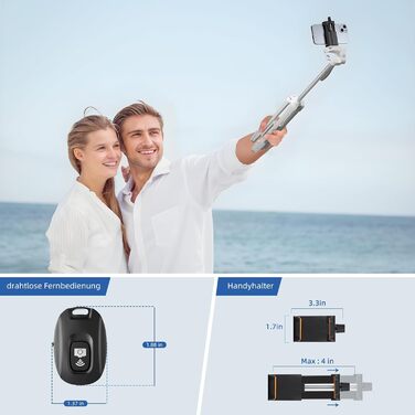 Штатив для камери GEEKOTO AT20W: 77” з моноподом, 360° поворотний голковий вузлом, для DSLR камер до 8кг, чорний